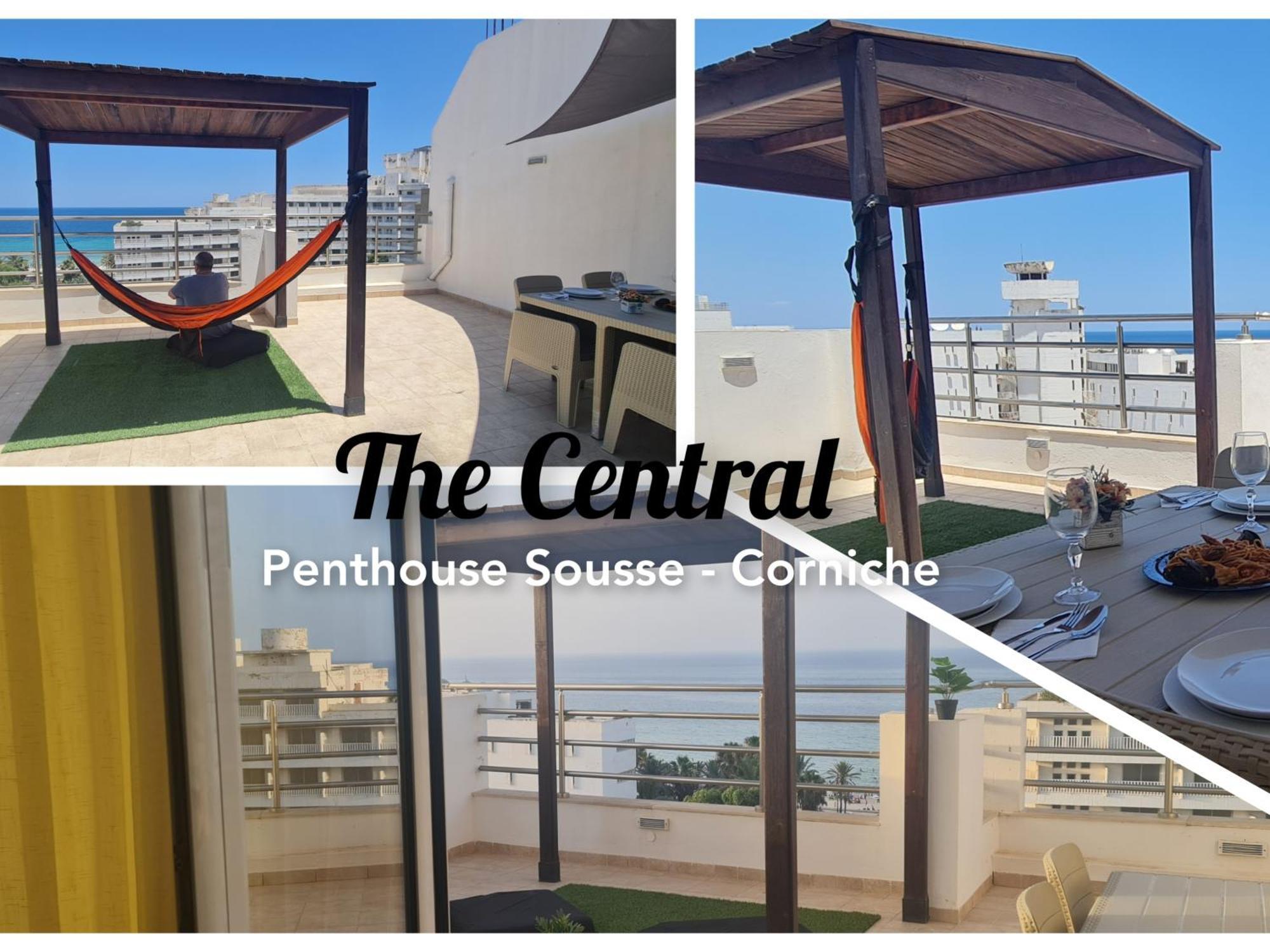 Seven Sky Penthouse Apartman Szúsza Kültér fotó