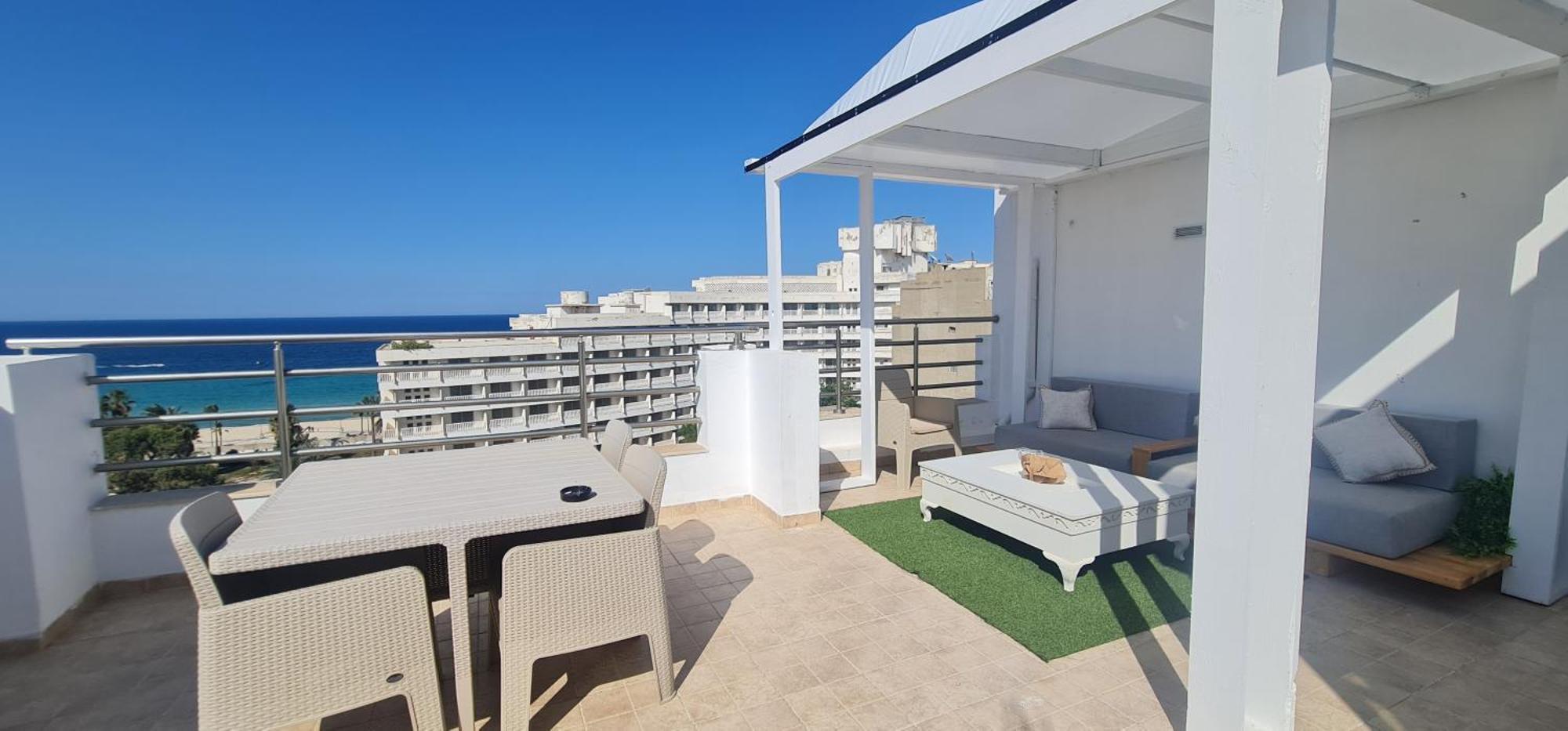 Seven Sky Penthouse Apartman Szúsza Kültér fotó